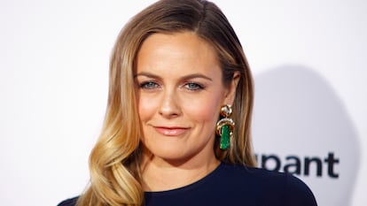 Alicia Silverstone en la presentación de la película 'Spotlight', en Nueva York.