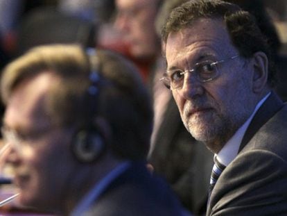 Rajoy durante la sesión plenaria del G-20.