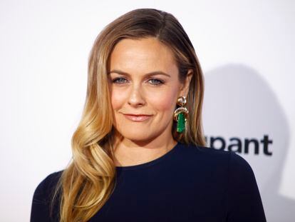 Alicia Silverstone en la presentación de la película 'Spotlight', en Nueva York.