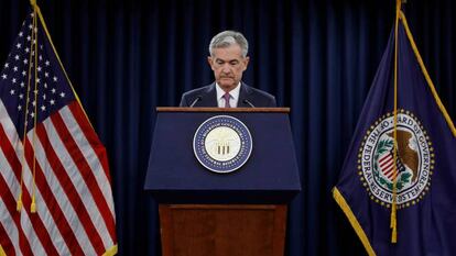 Jerome Powell, presidente de la Fed.