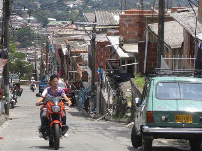 Un asentamiento informal en Medellín (Colombia).
