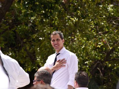 El presidente encargado de Venezuela, Juan Guaidó.