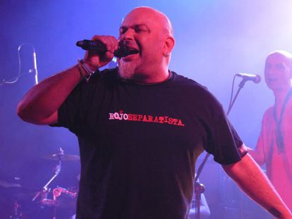 El cantante y concejal de la CUP en Berga Francesc Ribera, &#039;Titot&#039;.