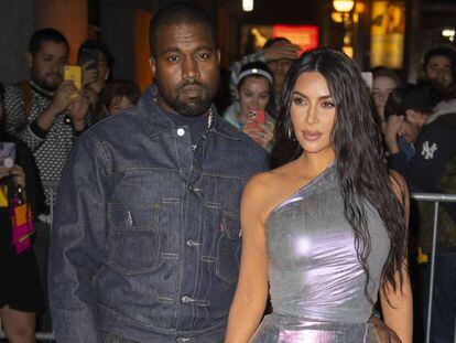 Kanye West y Kim Kardashian, en Nueva York (EE UU), en octubre.