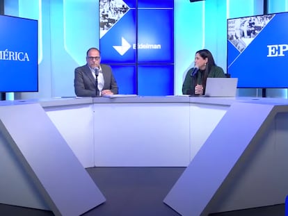 Jan Martínez Ahrens, director de EL PAÍS América y Mariana Sainz, CEO de Edelman América Latina.
