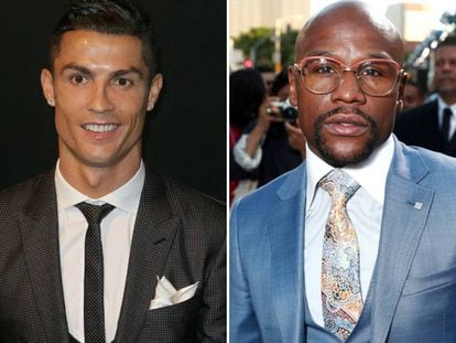 Cristiano Ronaldo y Floyd Mayweather.