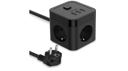 Comprar Regleta de Enchufes de Torre Vertical TESSAN EU Multi Plug