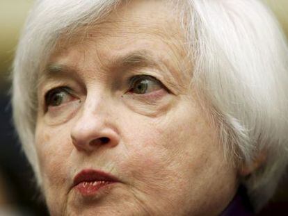 La presidente de la Fed, Janet Yellen.