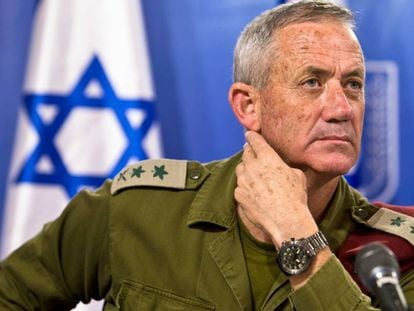 El general israelí Benny Gantz, en Tel Aviv, en julio de 2014.