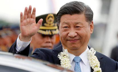 El presidente de China Xi Jinping durante una visita en Manila.