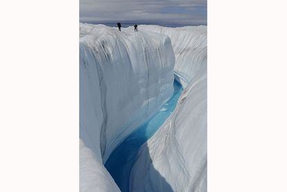 El cañón de hielo de Survey, en Groenlandia.