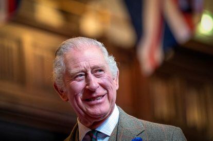 El rey Carlos III en una visita a Aberdeen, Escocia, el 17 de octubre de 2022.
