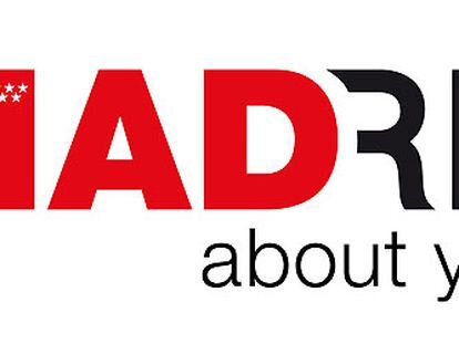 El logo presentado ayer por el Gobierno regional, en el que destaca la palabra MAD formada por las tres primeras letras en rojo, y seguida de "RID". En la M aparecen las siete estrellas que forman la bandera de la Comunidad de Madrid.
