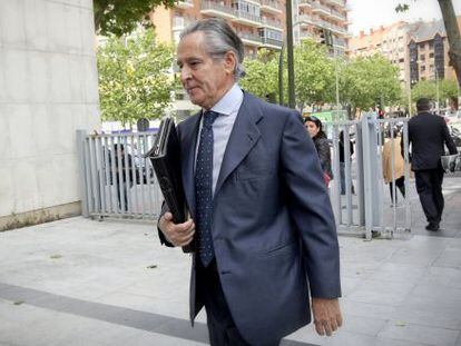 Miguel Blesa llega a los juzgados de Madrid el pasado junio.