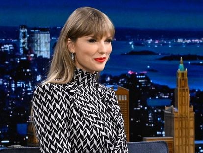 Taylor Swift, en su reciente aparición en el programa de Jimmy Fallon.