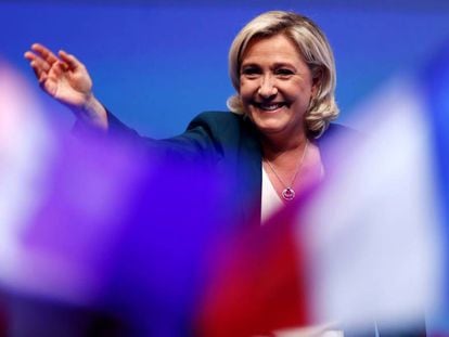 Marine Le Pen lanza la campaña del Reagrupamiento Nacional para las europeas 