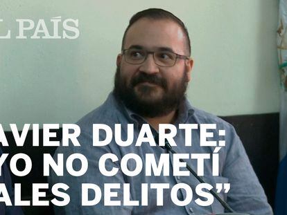 Javier Duarte acepta ser juzgado por delincuencia organizada y lavado de dinero