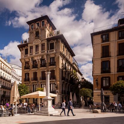 Plaza de Ramales in Madrid, Spain.