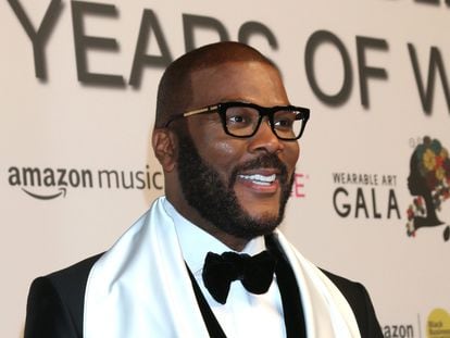 Tyler Perry, en la gala anual de Wearable Art, el 22 de octubre de 2022, en Santa Mónica (California).