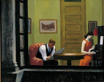 ‘Habitación en Nueva York’ (1932), de Hopper.