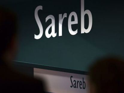 Imagen promocional de Sareb en un sal&oacute;n inmobliario.