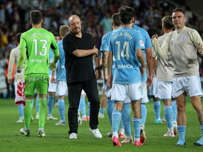 Rafael Benitez at the end of the match between FC Barcelona and Real Club Celta de Vigo, corresponding to the week 6 of LaLiga EA Sports , played at the Olympic Stadium Lluis Companys, in Barcelona, on 23th September 2023. (Photo by Joan Valls/Urbanandsport /NurPhoto via Getty Images)