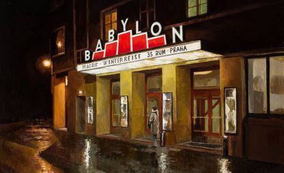 'Babylon, Berlín' (2018), óleo de Carlos García-Alix.