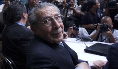 El exdictador guatemalteco Jos&eacute; Efra&iacute;n R&iacute;os Montt en 2013.