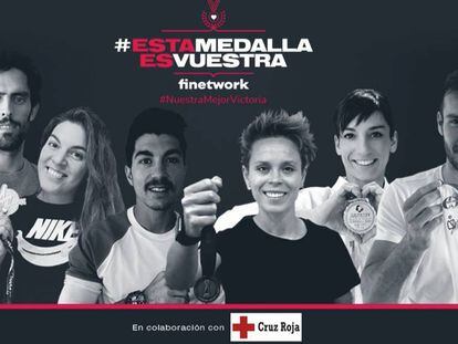 #EstaMedallaEsVuestra: deportistas españoles luchan contra el Covid-19