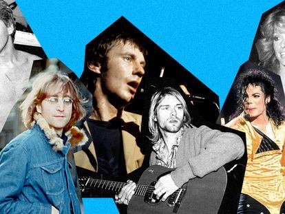 Darby Crash, John Lennon, Lee Brilleaux, Kurt Cobain, Michael Jackson y Farrah Fawcett.