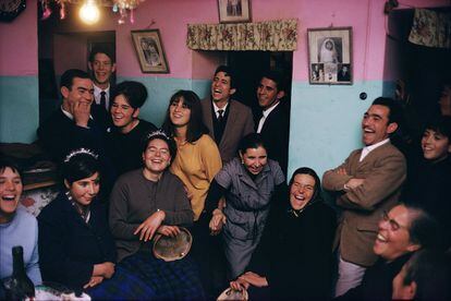 Familia Escalona y amigos. Málaga, España, 1967