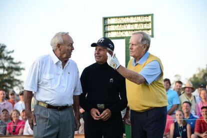 Arnold Palmer, Gary Player y Jack Nicklaus.