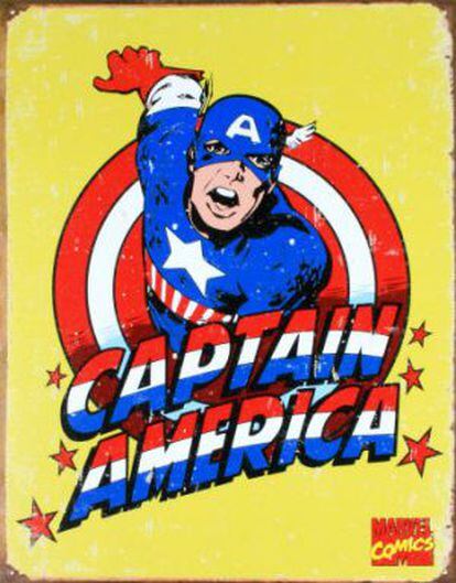 El Capitán América, ejemplo de patrioterismo en el tebeo.