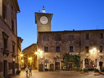 La plaza del Duomo de Orvieto, municipio de la región italiana de Umbría. 
