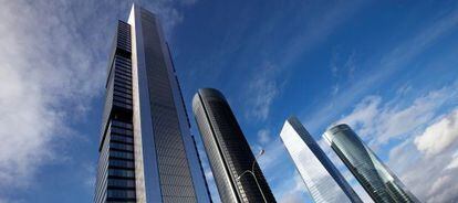 Las Cuatro Torres, un centro de negocios al norte de Madrid.