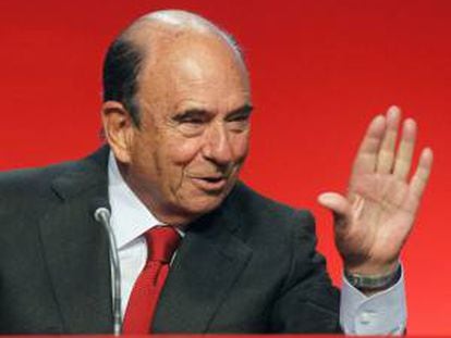 El presidente del Banco Santander, Emilio Botín. EFE/Archivo