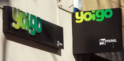 Una tienda Yoigo en Madrid