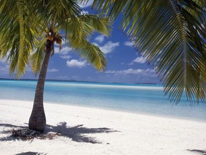 Playa de Aitutaki.