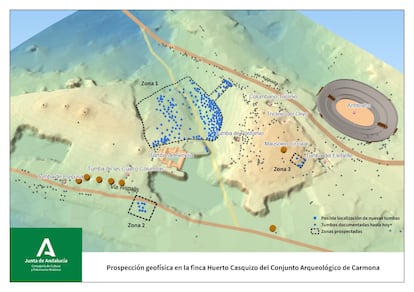 Geophysical prospecting in the Archaeological Ensemble of Carmona.