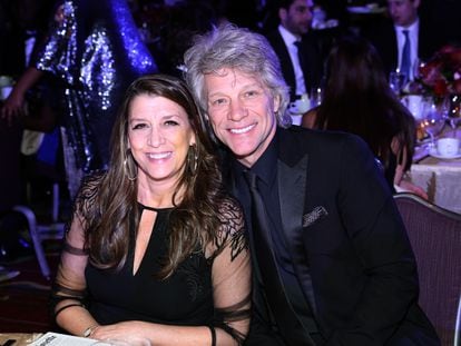 Jon Bon Jovi y su esposa, Dorothea Hurley, en Nueva York el pasado 2 de marzo.