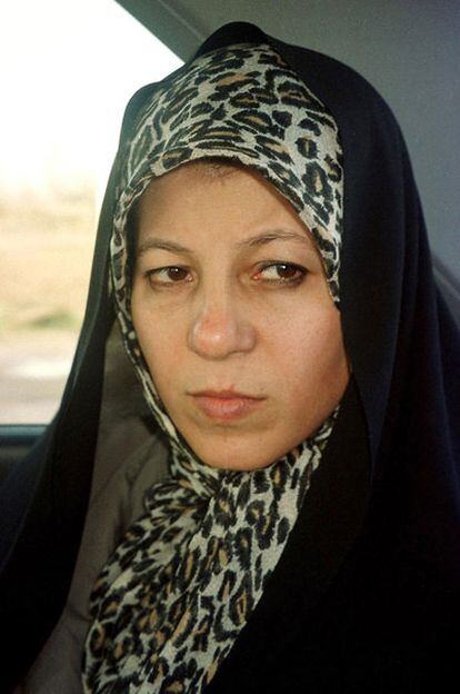 Faezeh Hachemí, hija del expresidente irani Rafsanjaní