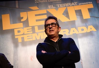 Andreu Buenafuente en la presentación de la obra teatral 'L'Éxit de la Temporada', sobre los 30 años de El Terrat.