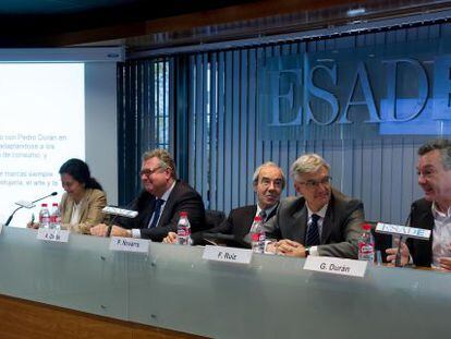 Ponentes en el encuentro organizado por Esade y Deloitte.
