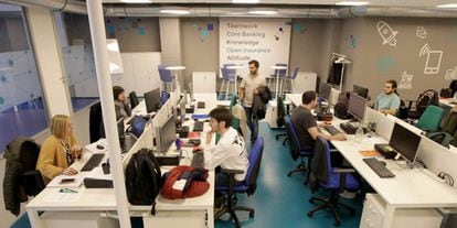 Área de aceleración de 'fintech' de la Universidad de Mondragón.