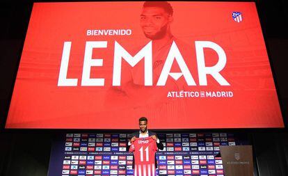Lemar, durante su presentación.