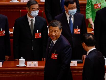 Xi Jinping, este domingo en Pekín.