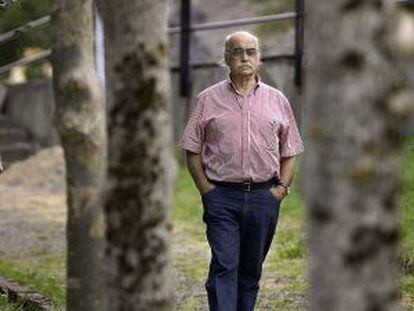 José Antonio Labordeta, en Huesca en agosto de 2009.