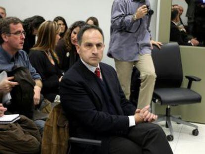 Pedro Varela, durante el juicio por difusi&oacute;n de ideas genocidas celebrado en 2010.