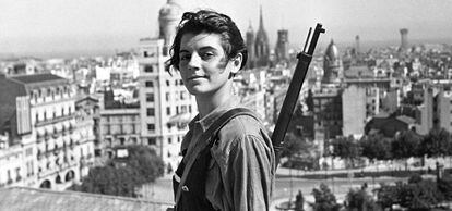 Marina Ginestà, icona de les milícies.