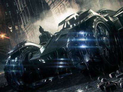 El batmóvil que se podrá conducir en el videojuego 'Batman: Arkham knight'. 